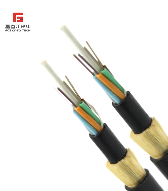 FCJ ADSS Outdoor 12 Core Communication Cable ADSS G652D Fiber Optic Cable