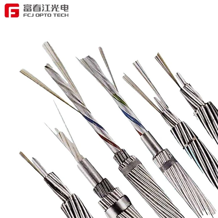 FCJ Power OPGW Fiber Optic Cable 24/48 Core FCJ Power OPGW Fiber Optic Cable 24/48 Core